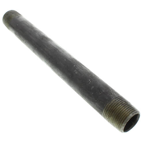 Main product image of 3/4" x 9" Black Nipple