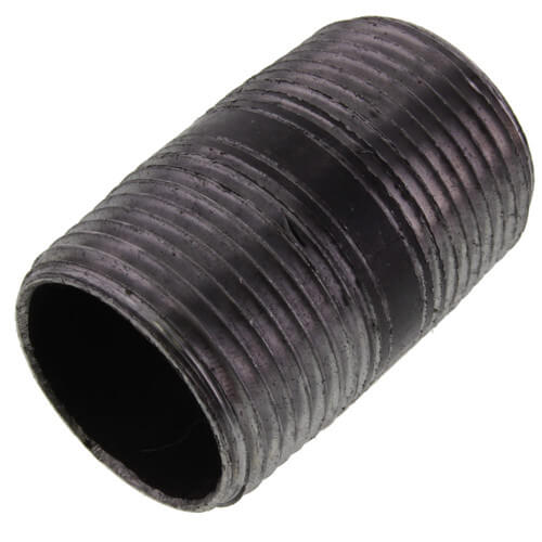 Everflow NPBl1020-5 Steel Nipple Pipe Fitting 1 x 2 Black Everflow NPBl1020-5 Steel Nipple Pipe Fitting 1 x 2 Black