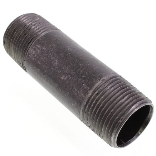 1" x 4" Black Nipple