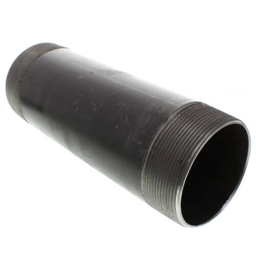 4" x 12" Black Nipple