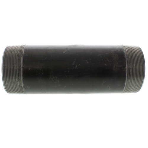 4" x 12" Black Nipple