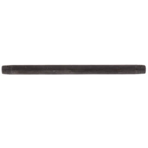1/8" x 6" Black Nipple