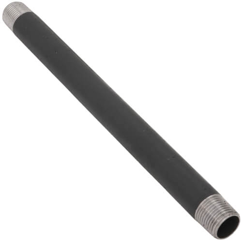Main product image of 3/8" x 8" Black Nipple