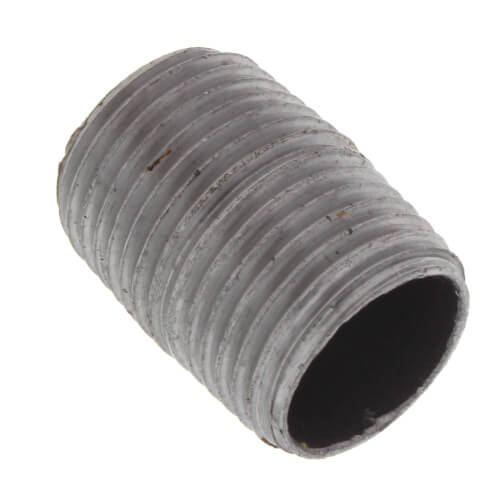 BLN050 Bluefin BLN050 1/2" x Close Black Nipple