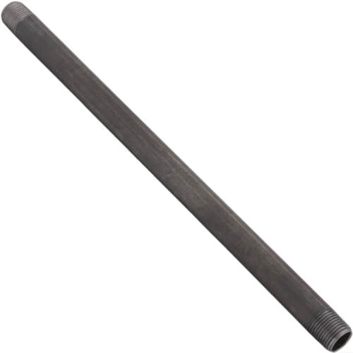 Main product image of 1/2" x 14" Black Nipple