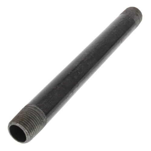 Main product image of 1/2" x 8" Black Nipple