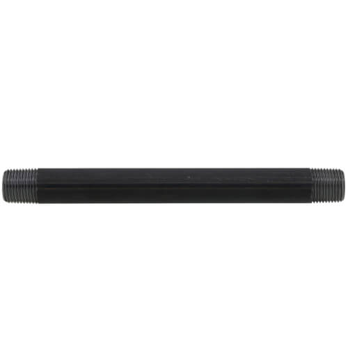 Main product image of 1/2" x 8" Black Nipple
