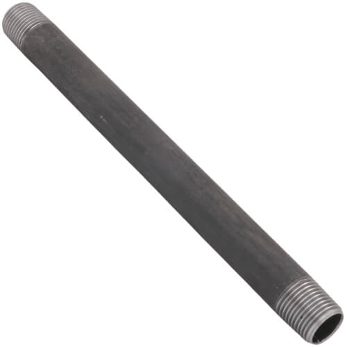 Main product image of 1/2" x 9" Black Nipple