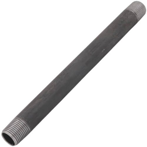 Main product image of 1/2" x 9" Black Nipple