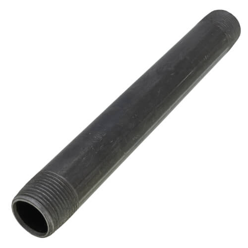 Main product image of 3/4" x 8" Black Nipple