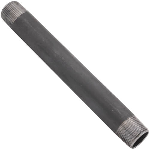 Main product image of 3/4" x 8" Black Nipple