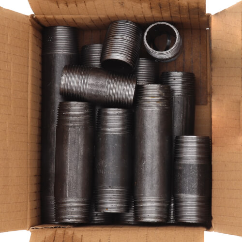 Main product image of 3/4" Black Nipple Set (Close to 6" Length)