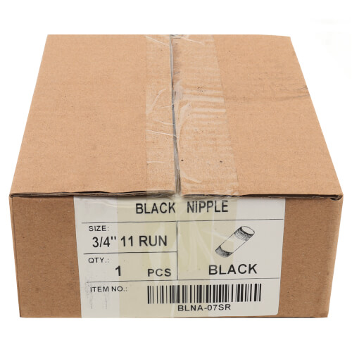 Main product image of 3/4" Black Nipple Set (Close to 6" Length)