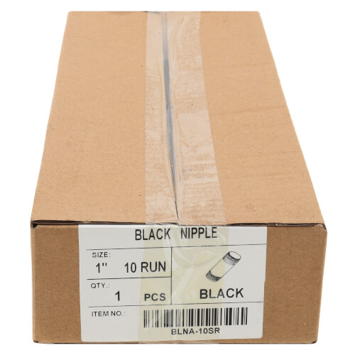 Main product image of 1" Black Nipple Set (Close to 6" Length)