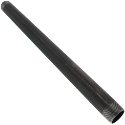 Main product image of 1-1/2" x 24" Black Nipple