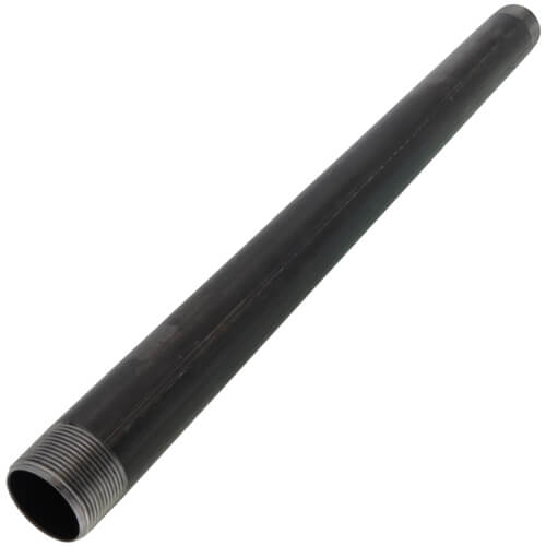 Main product image of 1-1/2" x 24" Black Nipple