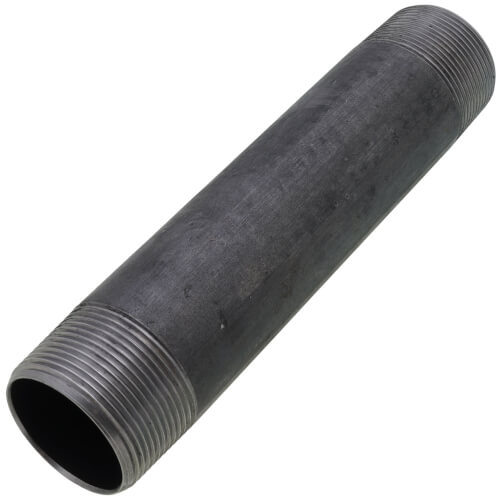 Main product image of 1-1/2" x 8" Black Nipple