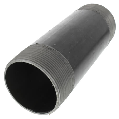 3" x 9" Black Nipple