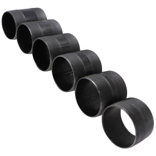 Main product image of 4" Black Nipple Set (Close to 6" Length)