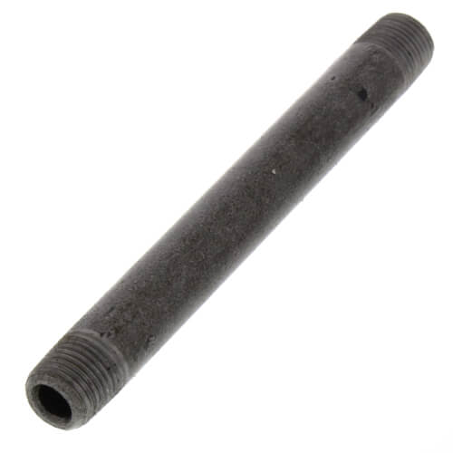 Main product image of 1/8" x 3-1/2" Schedule 80 Heavy Duty Black Nipple