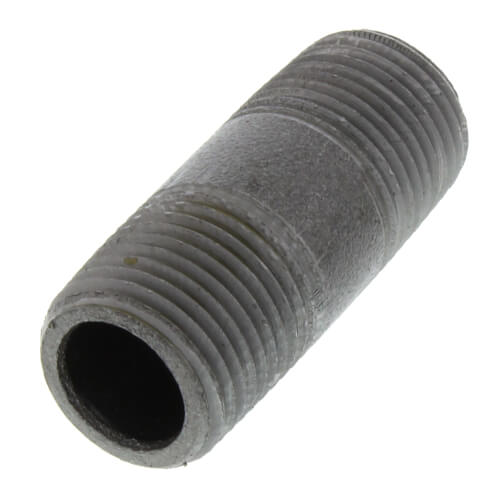 1/2" x 2" Schedule 80 Heavy Duty Black Nipple