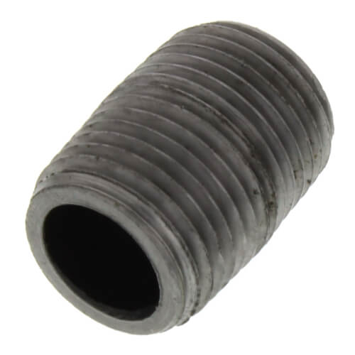 1/2" x Close Schedule 80 Heavy Duty Black Nipple