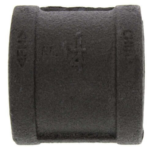 Main product image of 1-1/4" Black Malleable Iron Right & Left Coupling