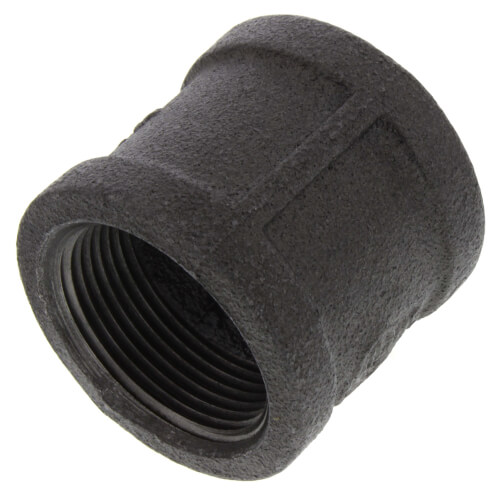 Main product image of 1-1/4" Black Malleable Iron Right & Left Coupling
