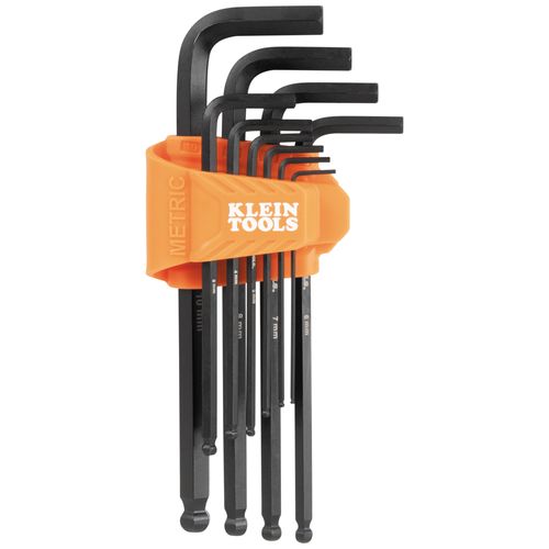 Main product image of 10 Piece Long Ball End Hex Key Set, Metric