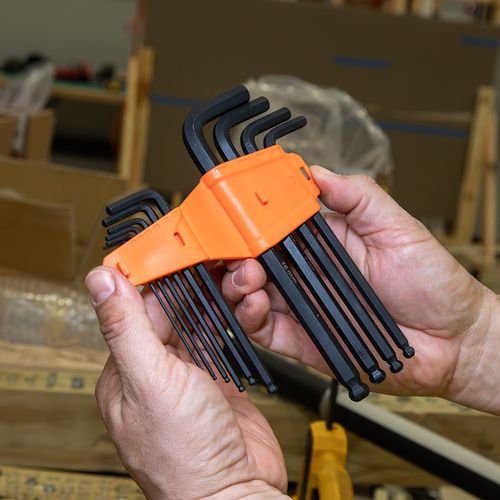 Main product image of 10 Piece Long Ball End Hex Key Set, Metric