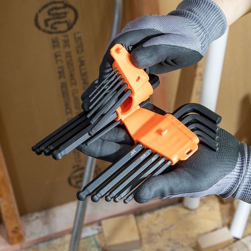 Main product image of 10 Piece Long Ball End Hex Key Set, Metric
