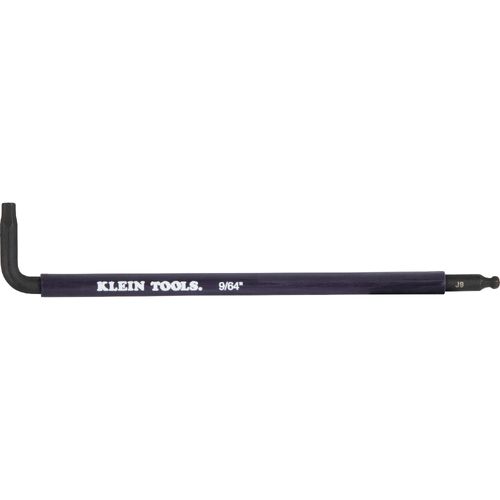 Main product image of 9 Piece L-Style Color Coded Extra Long Hex Key Caddy Set, SAE