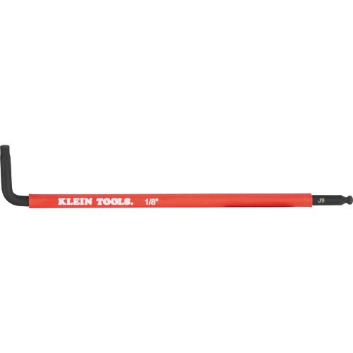 Main product image of 9 Piece L-Style Color Coded Extra Long Hex Key Caddy Set, SAE