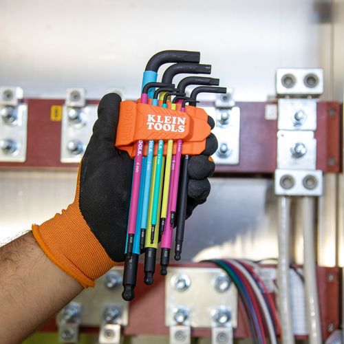 Main product image of 18 Piece Color Coded Hex Key Set, SAE/Metric