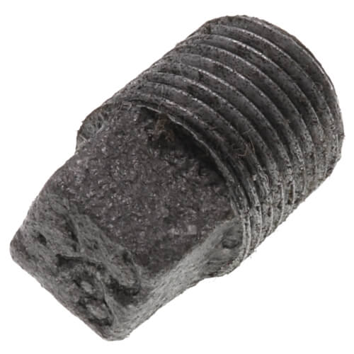 Main product image of 1/8" Black Solid Plug