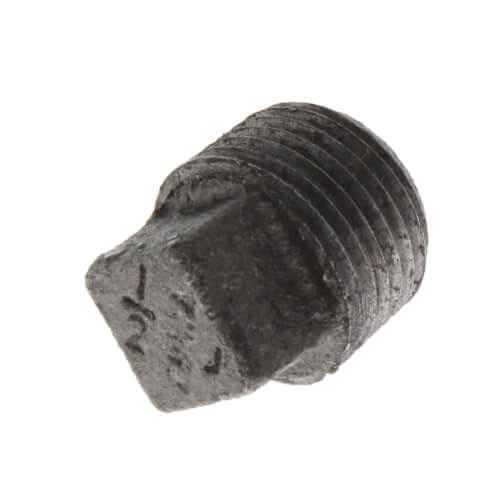 Main product image of 1/2" Black Solid Plug