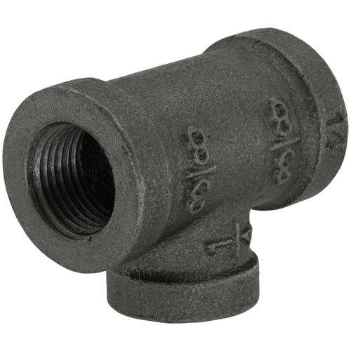 Main product image of 3/8" x 3/8" x 1/4" Black Reducing Tee