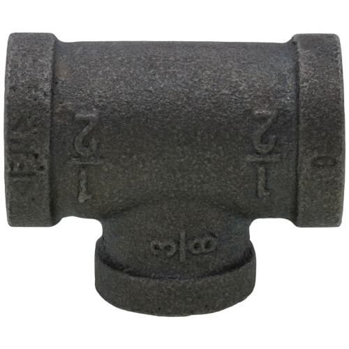 Main product image of 1/2" x 1/2" x 3/8" Black Reducing Tee