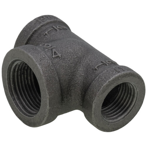 Main product image of 1/2" x 1/2" x 3/4" Black Reducing Tee