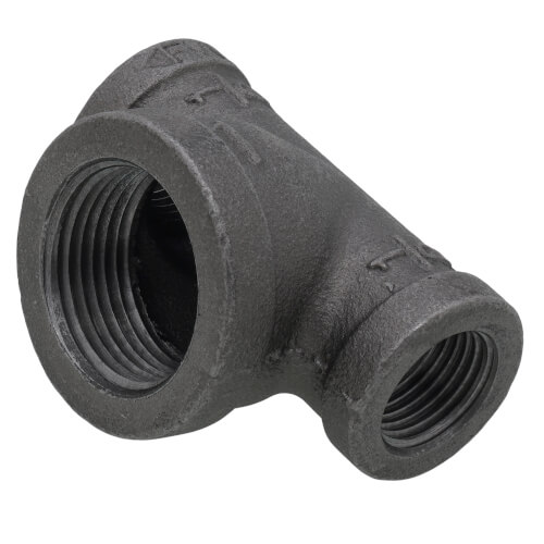 Main product image of 1/2" x 1/2" x 1" Black Reducing Tee
