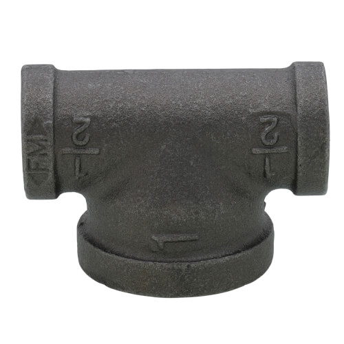 Main product image of 1/2" x 1/2" x 1" Black Reducing Tee