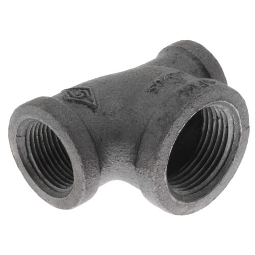 Main product image of 3/4" x 1/2" x 1" Black Reducing Tee