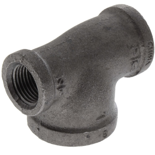 Main product image of 3/4" x 1/2" x 1" Black Reducing Tee