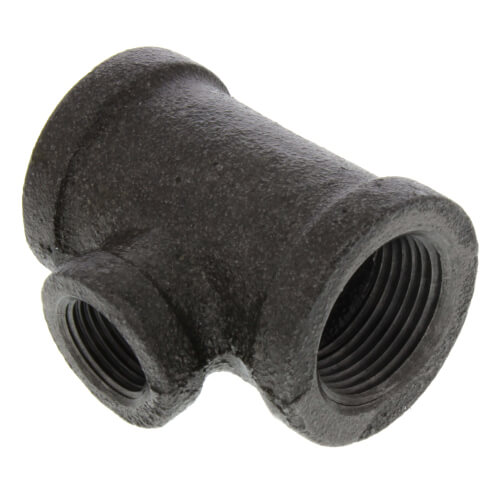 Main product image of 3/4" x 3/4" x 3/8" Black Reducing Tee