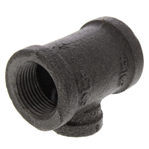 Main product image of 3/4" x 3/4" x 3/8" Black Reducing Tee