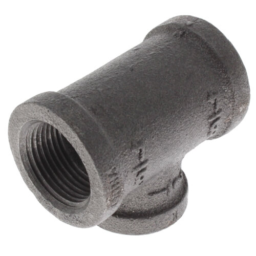 Main product image of 3/4" x 3/4" x 1/2" Black Reducing Tee