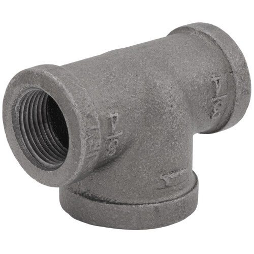 Main product image of 3/4" x 3/4" x 1" Black Reducing Tee