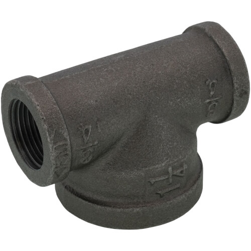 Main product image of 3/4" x 3/4" x 1-1/4" Black Reducing Tee