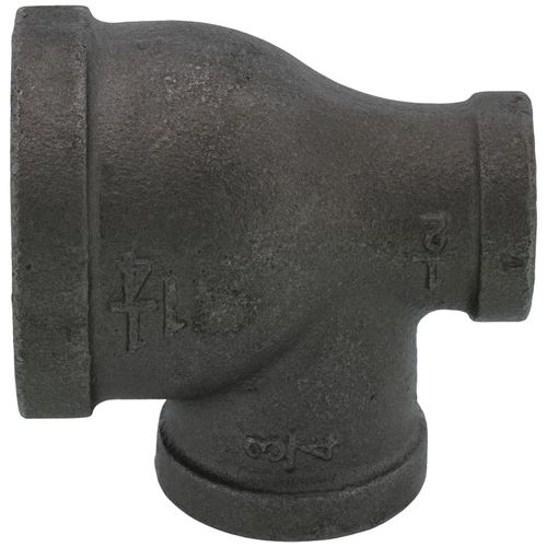 Main product image of 1-1/4" x 1/2" x 3/4" Black Reducing Tee