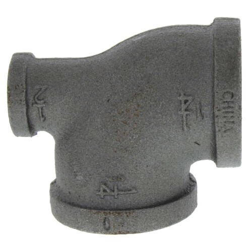 Main product image of 1-1/4" x 1/2" x 1-1/4" Black Reducing Tee